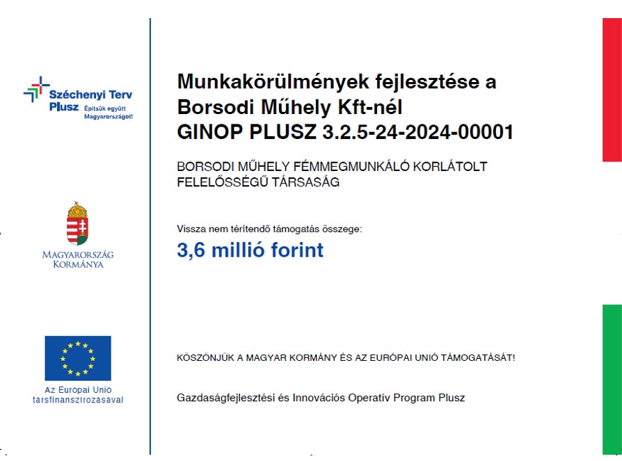 Munkakörülmények fejlesztése